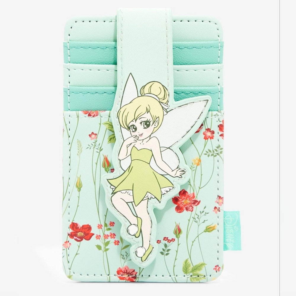 Loungefly Disney Peter Pan Tinker Bell Floral Cardholder